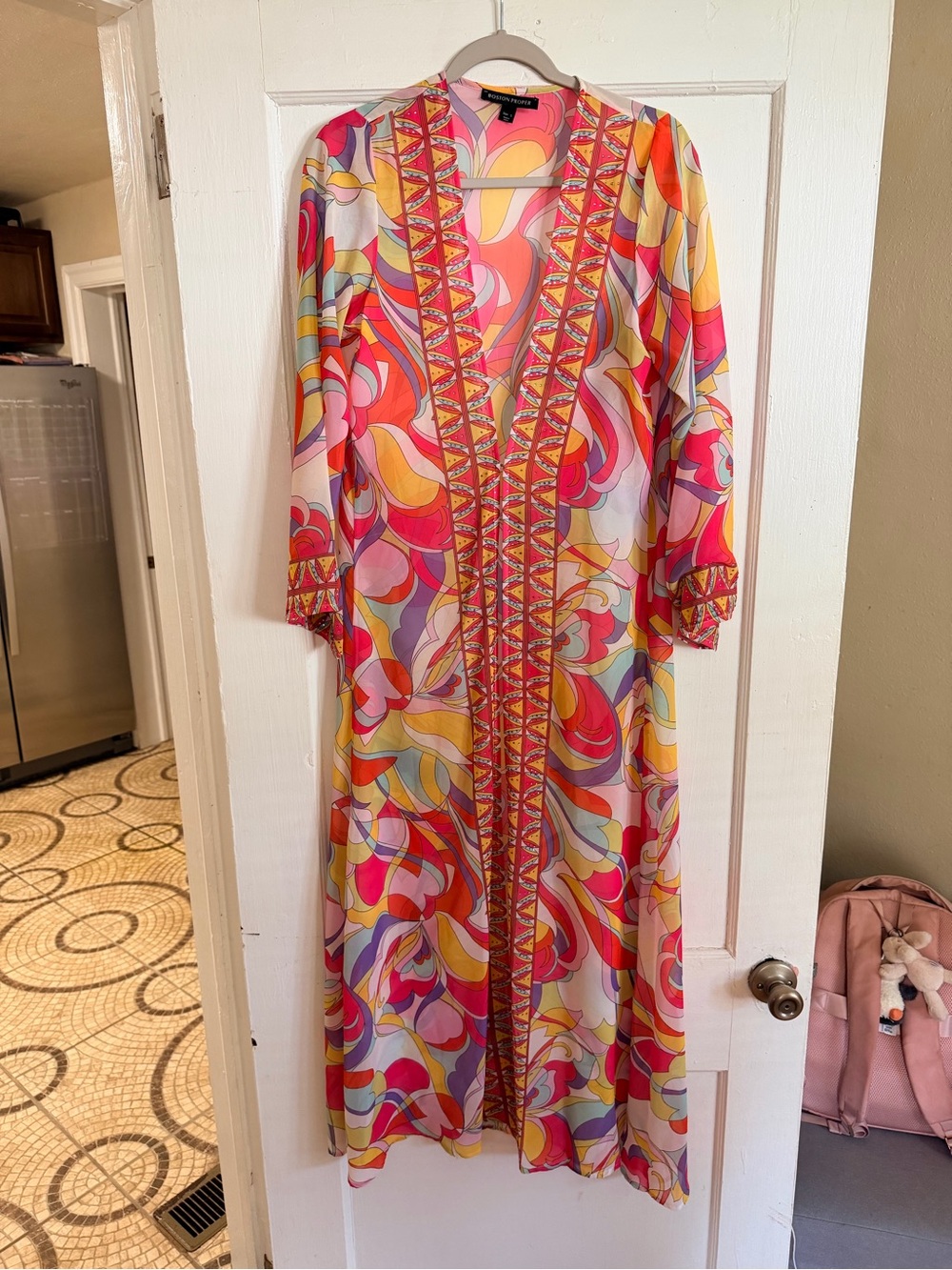 🌈 Boston Proper Printed Duster/Kimono 🌈
